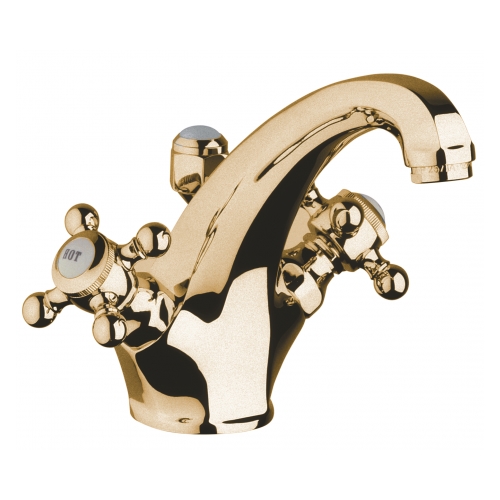 Kludi 1926 mitigeur de lavabo sur pied doré 510104520