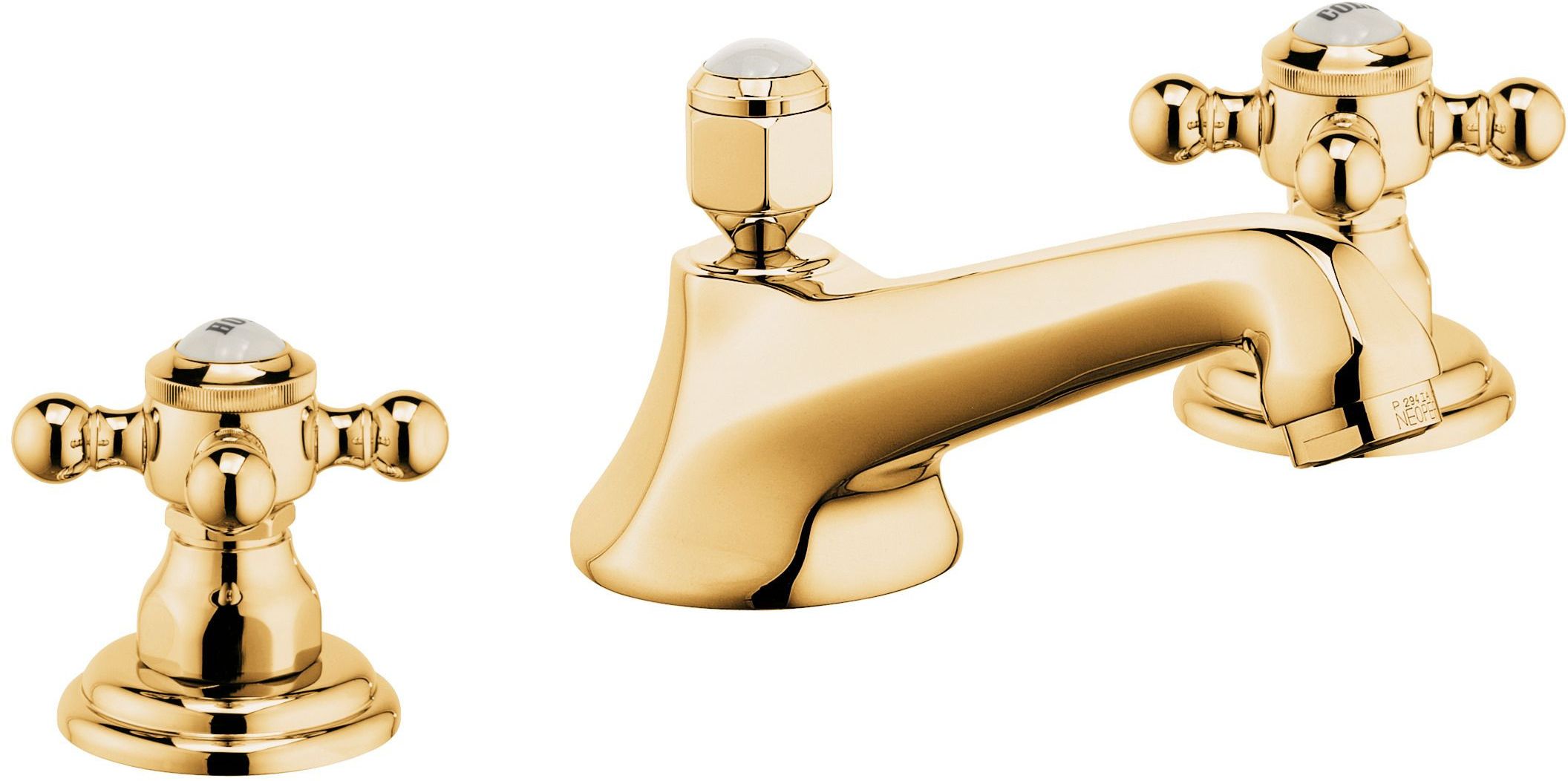 Kludi 1926 mitigeur de lavabo sur pied doré 510464520