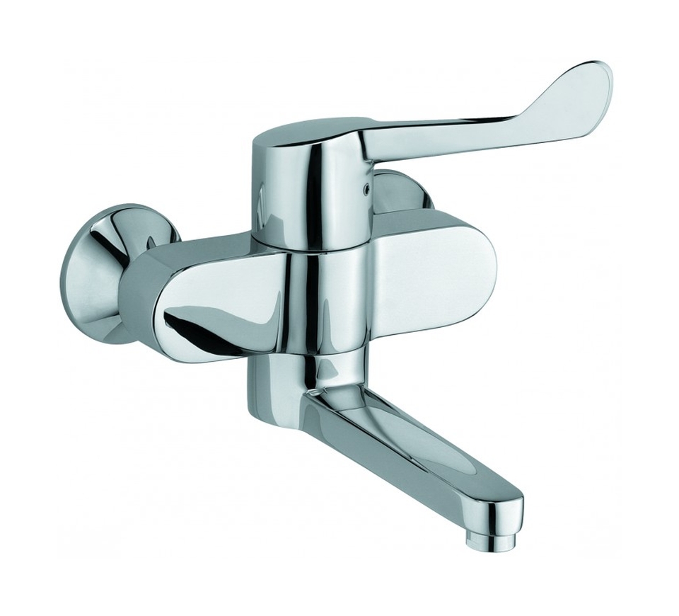 Kludi Medi Care mitigeur de lavabo murale chrome 349200524