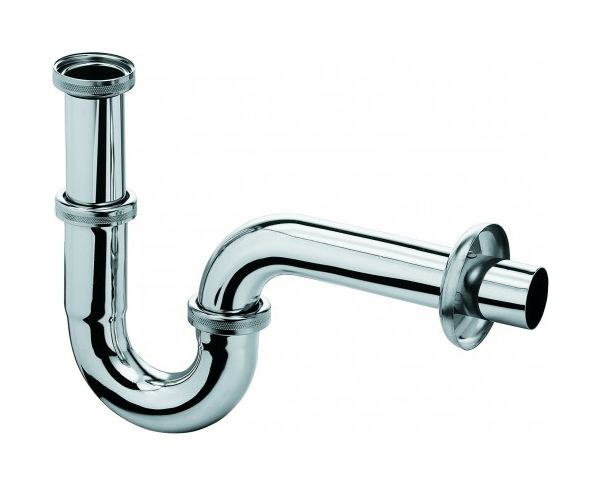 Kludi siphon de lavabo tubulaire chrome 1025005-00