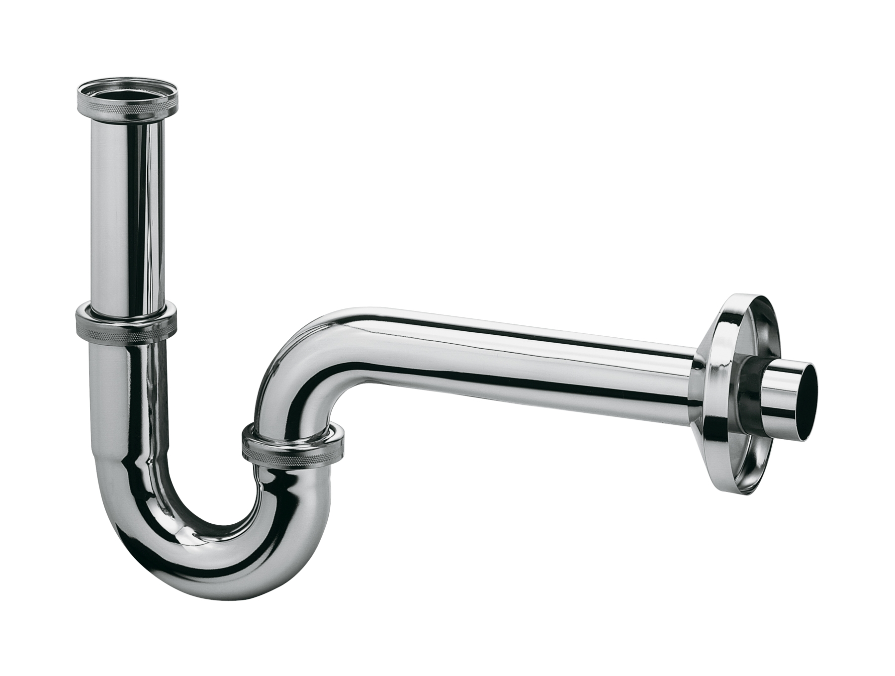 Kludi Ideal siphon de lavabo tubulaire chrome 1026505-00