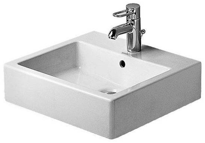 Duravit Vero lavabo 50x47 cm rectangulaire de meuble blanc 0454500000