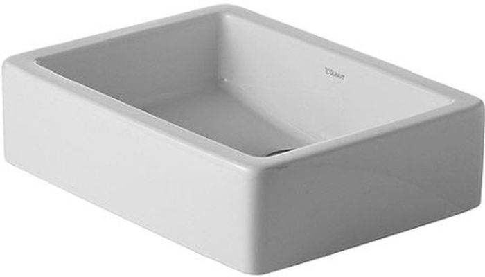 Duravit Vero lavabo 50x38 cm rectangulaire à poser blanc brillant 0455500000