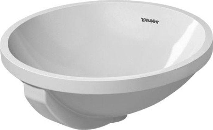 Duravit Architec lavabo 40x40 cm ronde sous plan blanc 0468400000