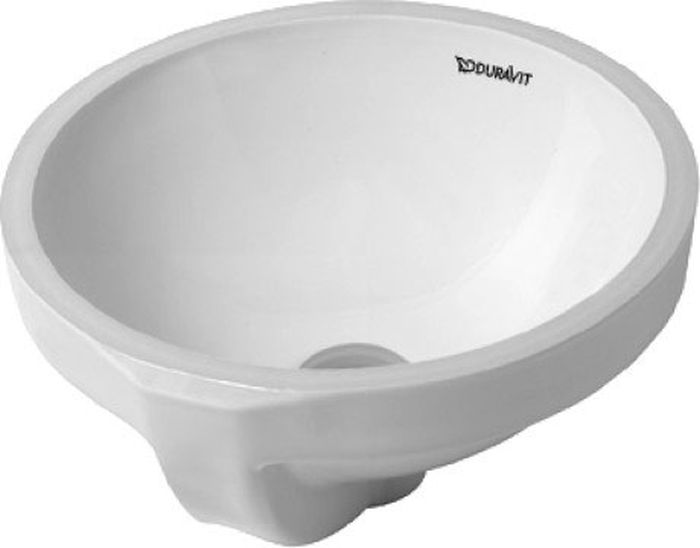 Duravit Architec lavabo 27.5x27.5 cm ronde sous plan blanc 0319270000