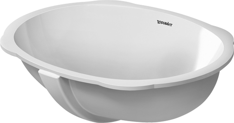 Duravit Santosa lavabo 51x37.5 cm ovale sous plan blanc 0466510000