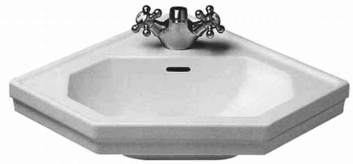 Duravit Seria 1930 lavabo 59.5x45 cm d'angle classique blanc 0793420000