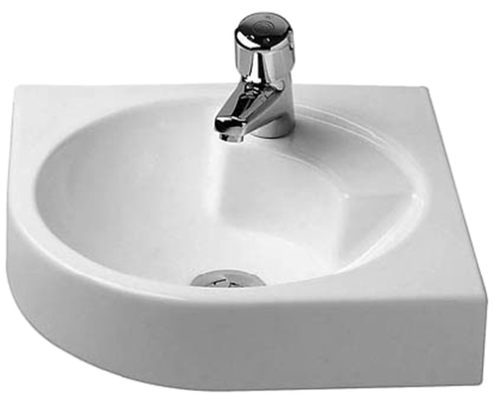 Duravit Architec lavabo 63.5x54 cm d'angle classique blanc 0448450000