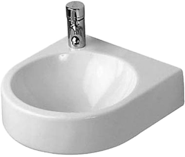 Duravit Architec lavabo 38x36 cm semi-circulaire classique blanc 0766350000
