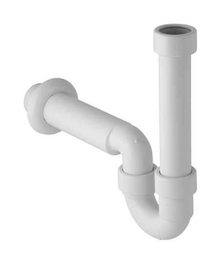 Geberit siphon de lavabo tubulaire blanc 152.704.11.1