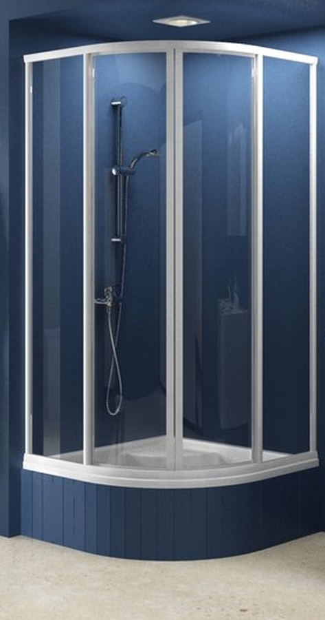 Ravak Supernova cabine de douche 90x90 cm semi-circulaire blanc brillant/polystyrène 31177V10011