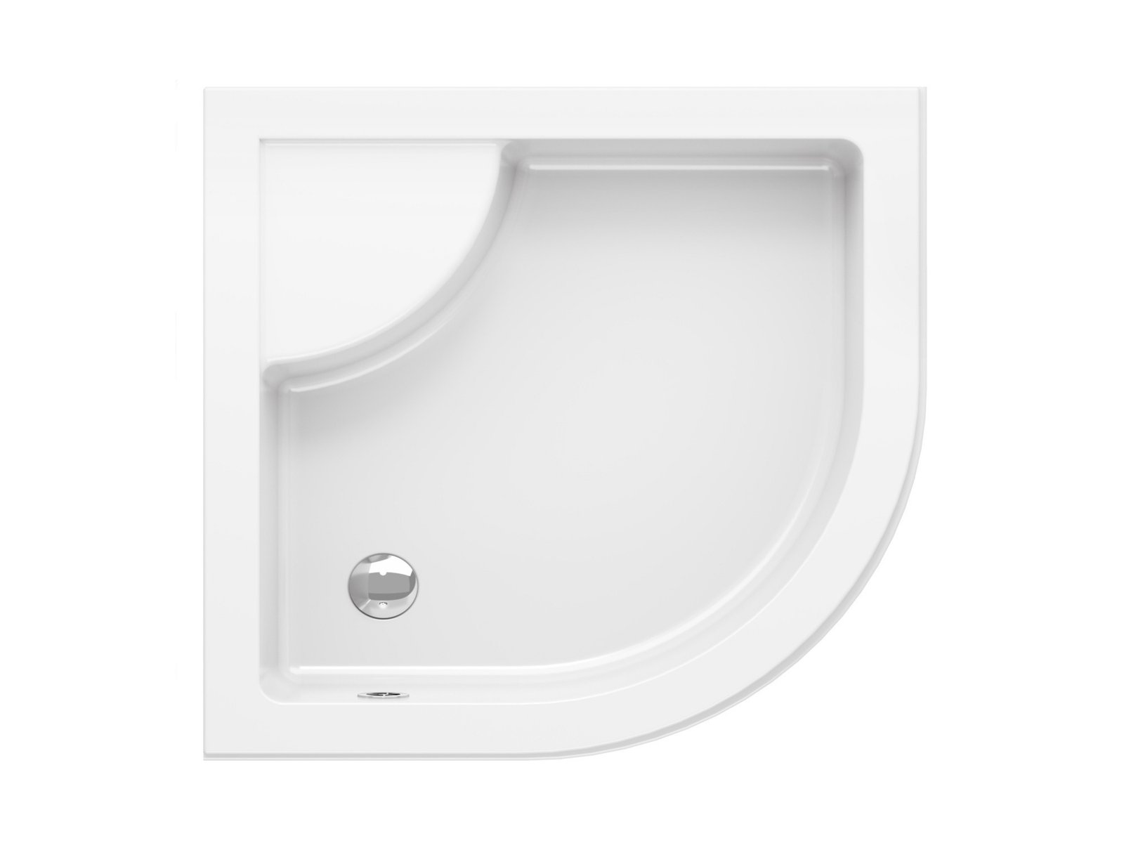 Ravak Sabina receveur de douche semi-circulaire 80x80 cm blanc GPX11004