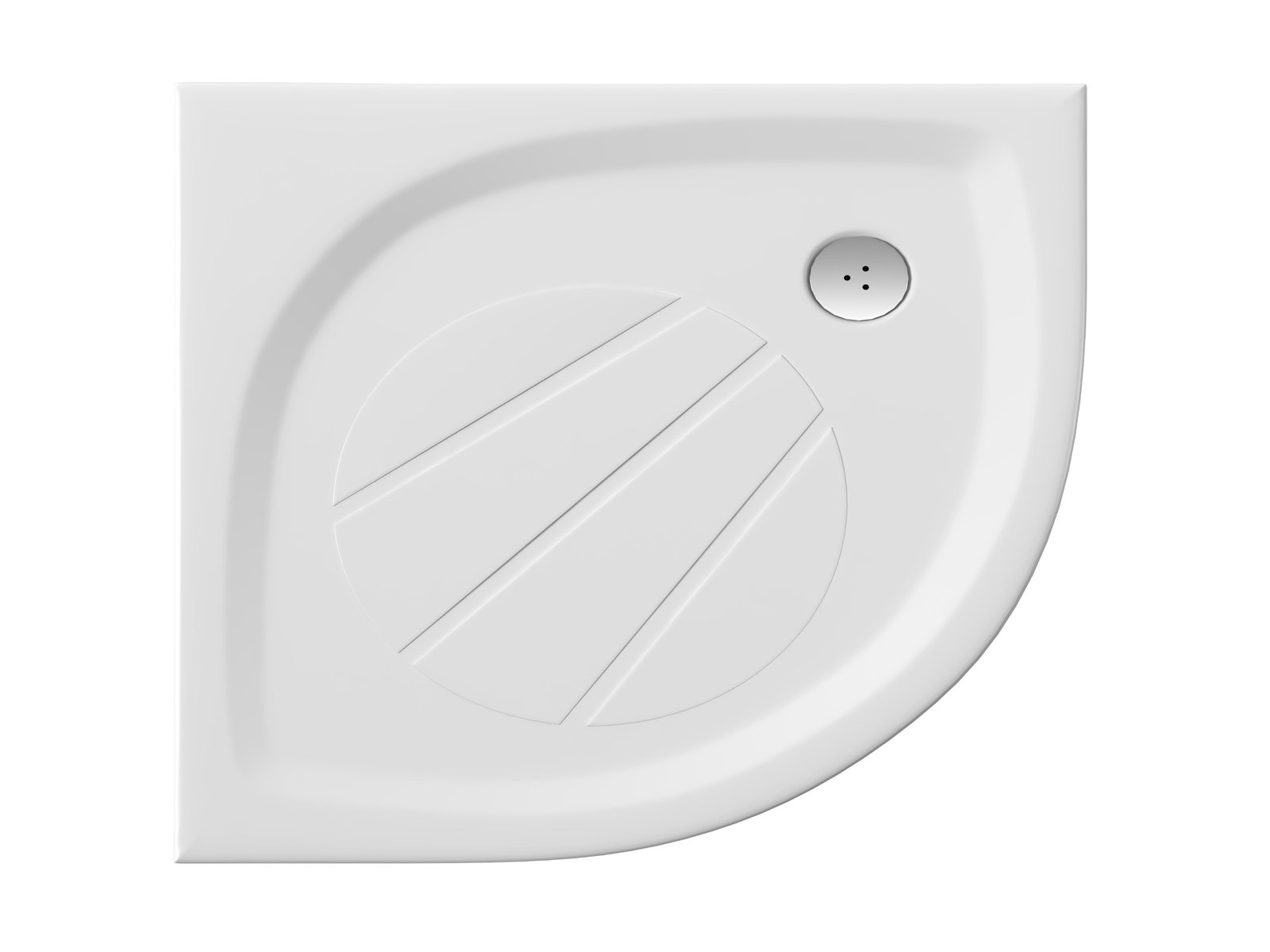 Ravak Elipso Pro receveur de douche semi-circulaire 90x90 cm blanc XA237701010