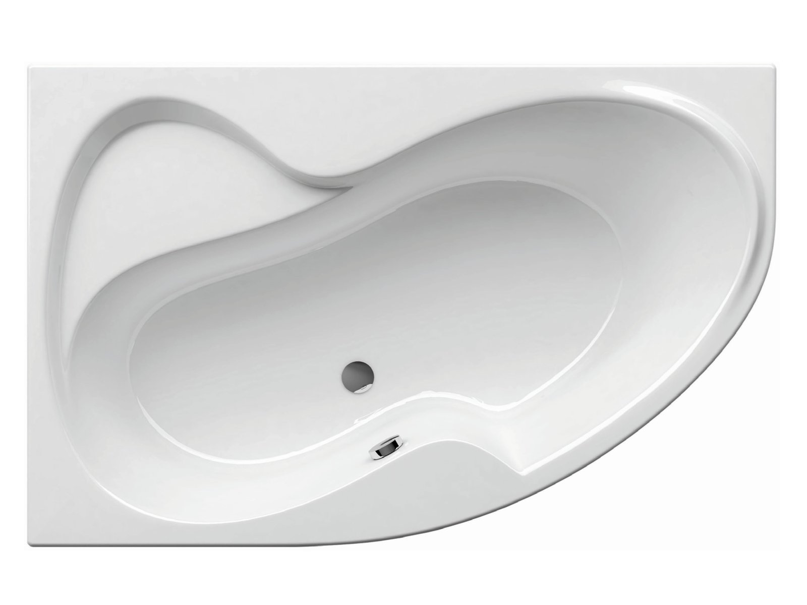 Ravak Rosa II baignoire d’angle 170x105 cm côté gauche blanc C221000000