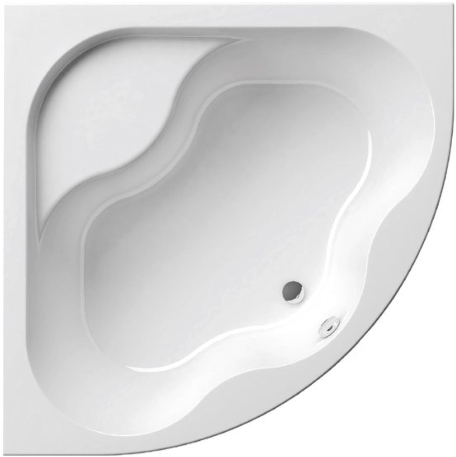 Ravak Gentiana baignoire d’angle 140x140 cm côté gauche blanc CF01000000