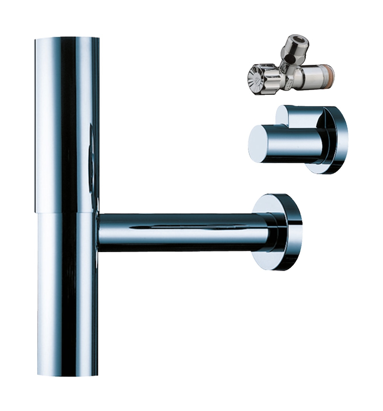 Hansgrohe Flowstar siphon de lavabo en bouteille chrome 52120000