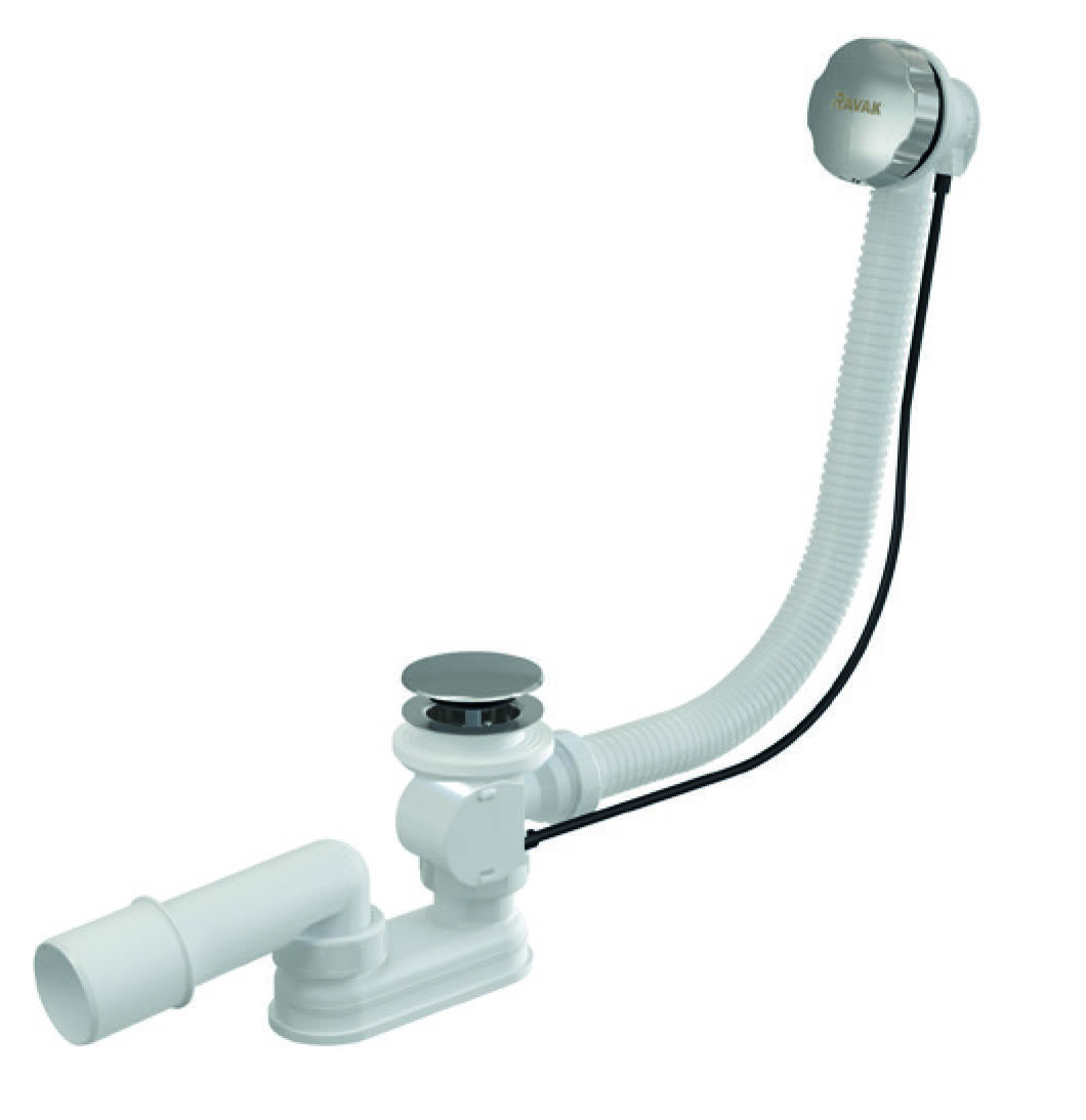 Ravak siphon de baignoire chrome X01305