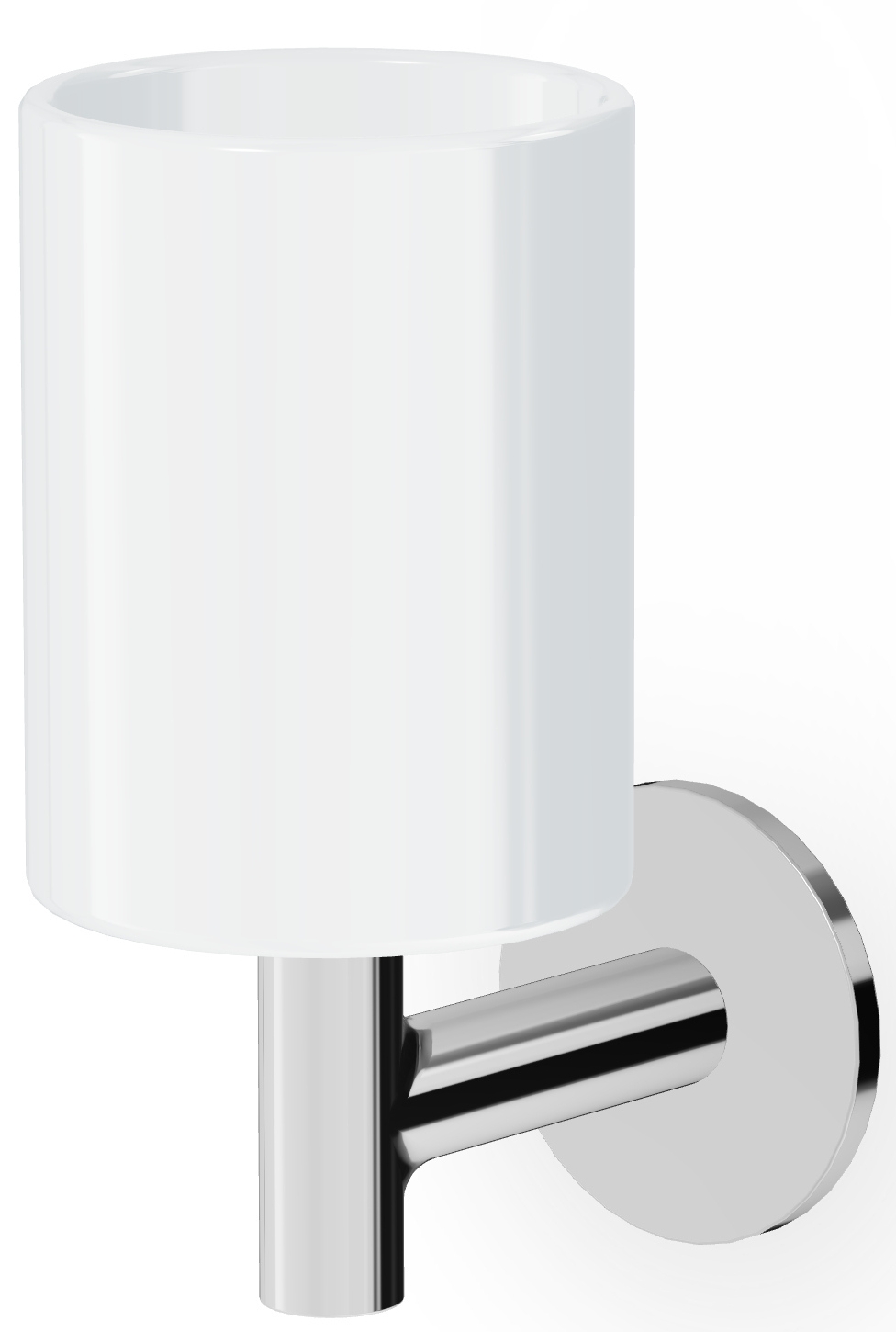 Zucchetti Pan gobelet pour brosse à dents blanc-chrome ZAC613