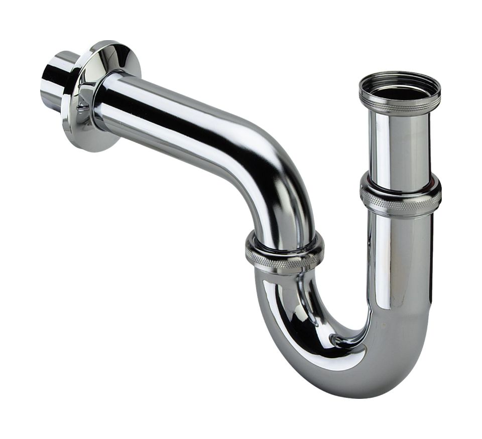 Viega siphon de lavabo tubulaire chrome 305611