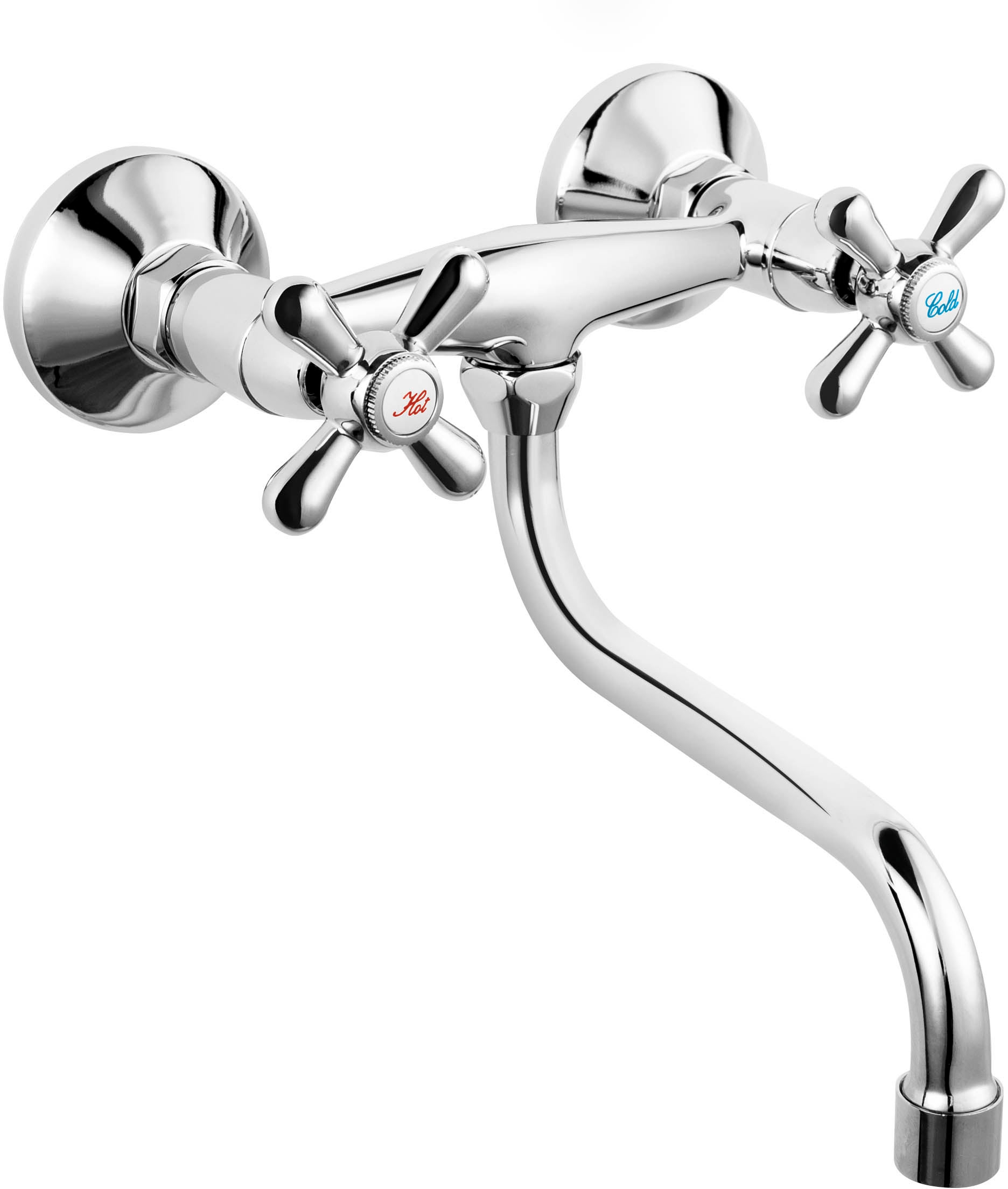Ferro Retro New mitigeur de cuisine murale chrome XD5