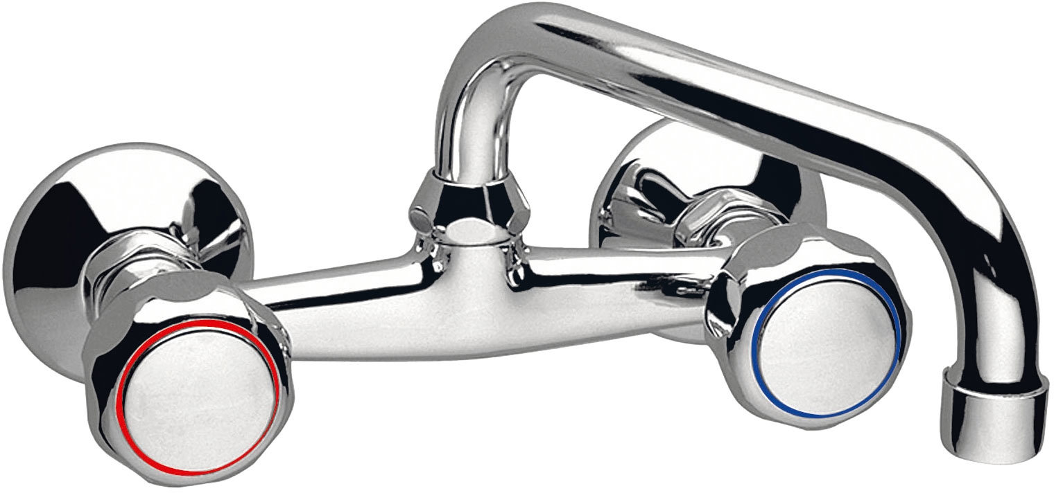 Ferro Standard mitigeur de lavabo murale chrome BST3
