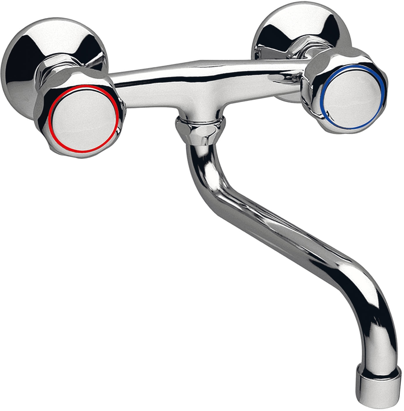 Ferro Standard mitigeur de cuisine murale chrome BST5