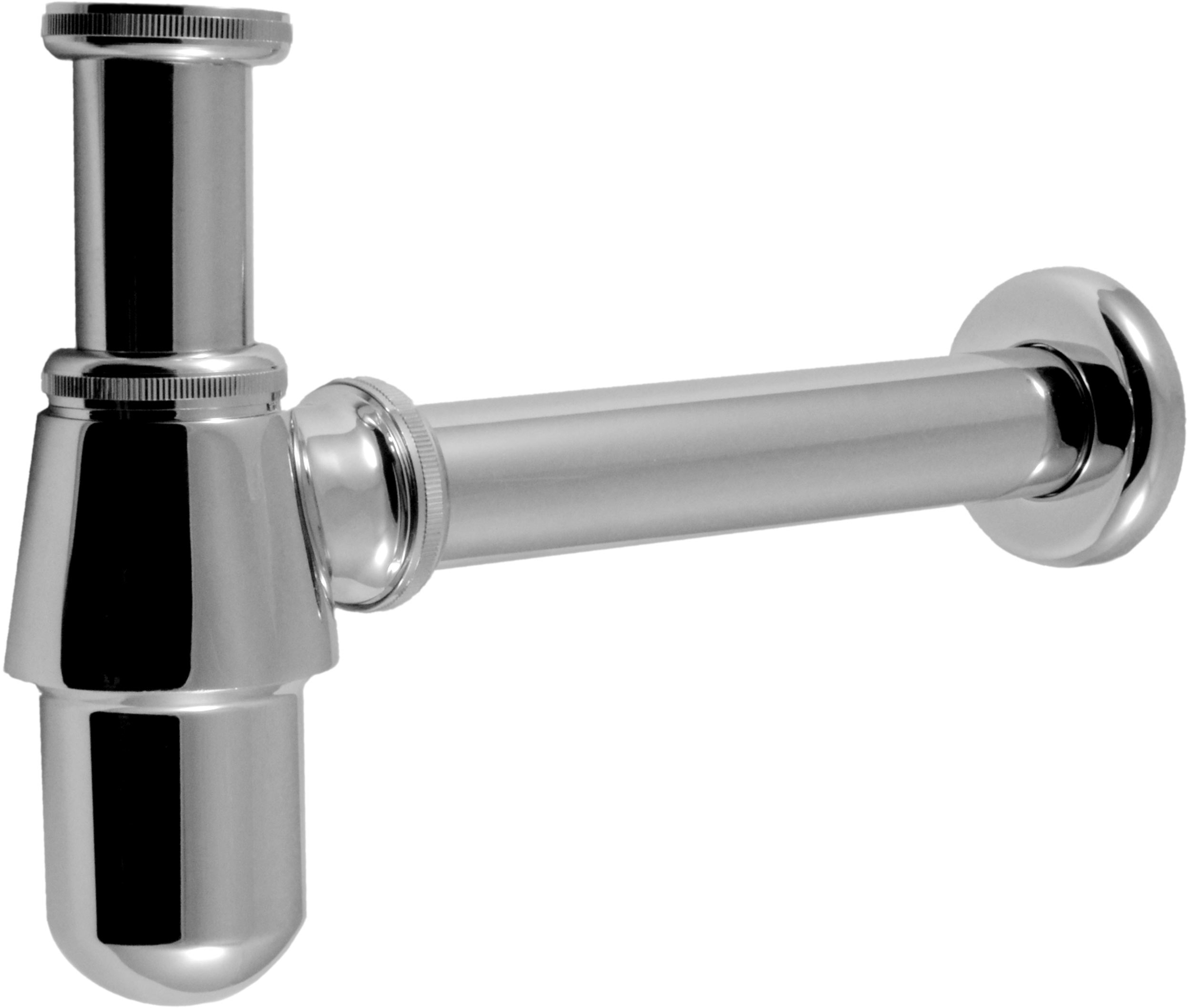 Ferro siphon de lavabo en bouteille chrome S30