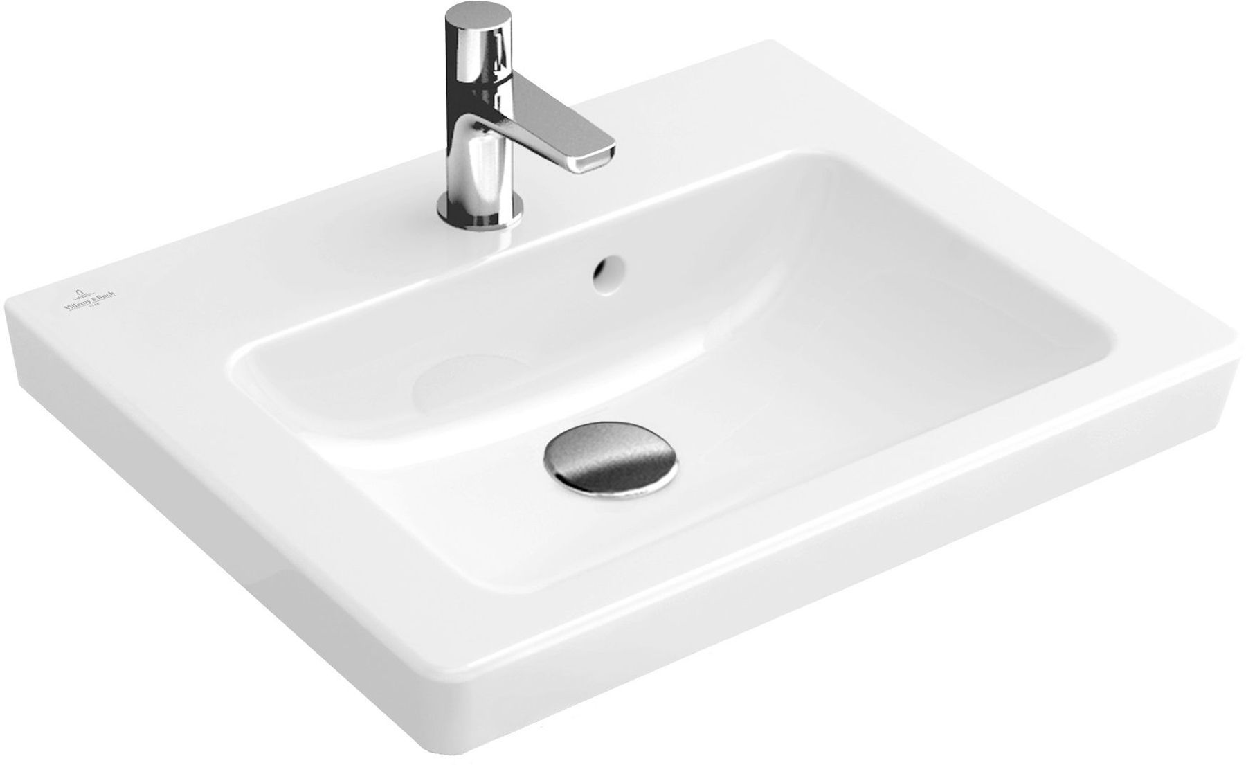 Villeroy & Boch Subway 2.0 lavabo 50x40 cm rectangulaire classique blanc 73155001