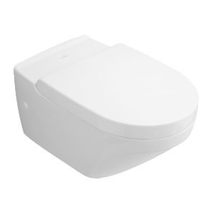 Villeroy & Boch Lifetime abattant de wc à descente amortie blanc 9M02S101