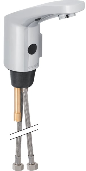 Geberit 185 mitigeur de lavabo sur pied électronique chrome 116.255.21.1