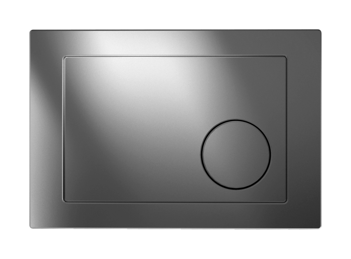 Cersanit Link bouton de chasse d'eau pour WC chrome brillant K97-090