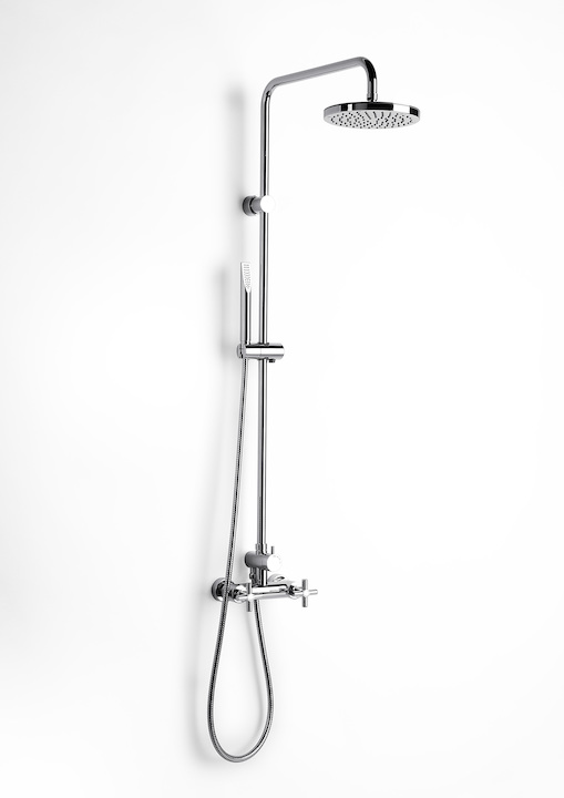 Roca Loft ensemble de douche mural oui chrome A5A9743C00