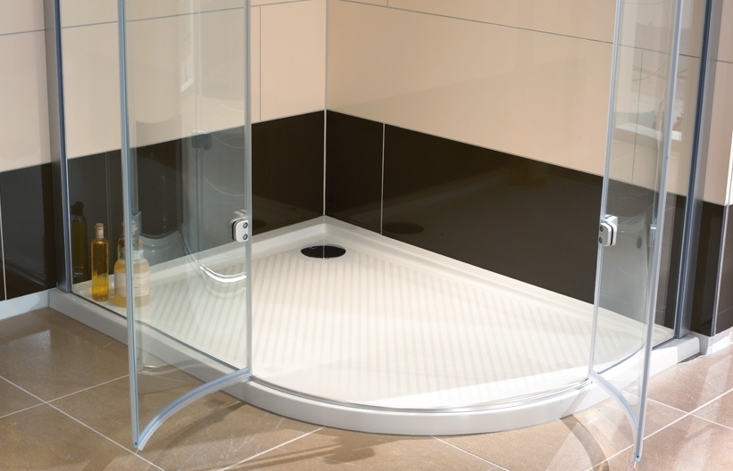 Huppe Purano 1/4 koła receveur de douche semi-circulaire 90x90 cm blanc 202151.055