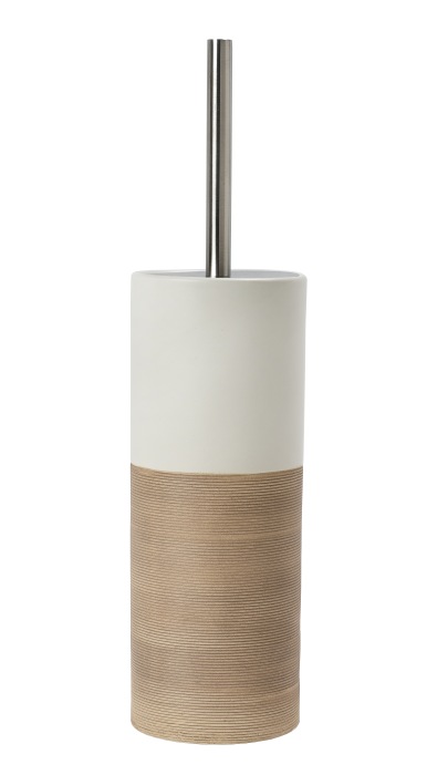 Sealskin Doppio brosse wc posé chrome-céramique 3618405.65