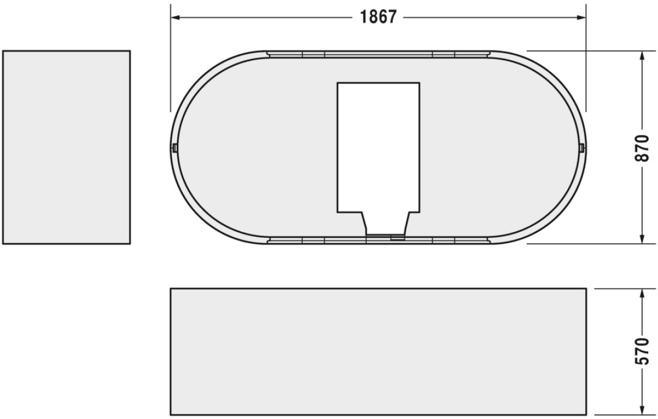 Duravit habillage de baignoire 790415000000000