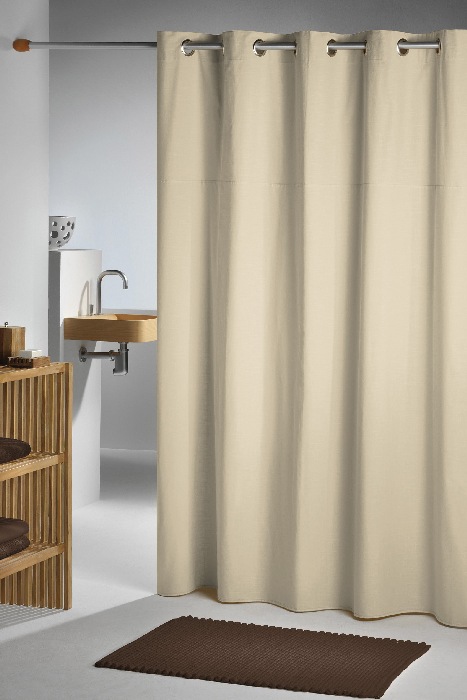 Sealskin Coloris rideau de douche 200x180 cm beige 232211365