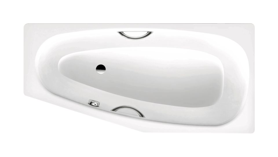 Kaldewei Mini Star baignoire d’angle 157x75 cm côté gauche blanc 224900010001