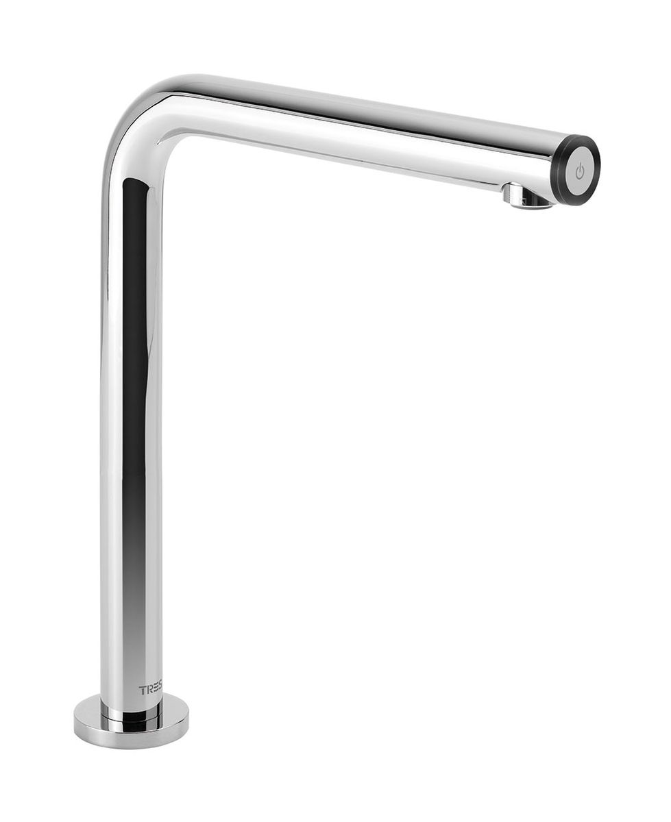 Tres Touch vanne de lavabo sur pied électronique chrome 1.61.445