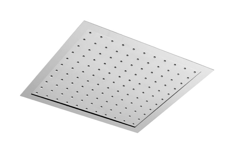 Tres Selection douche à effet de pluie 33.2x33.2 cm carrée chrome 1.34.714