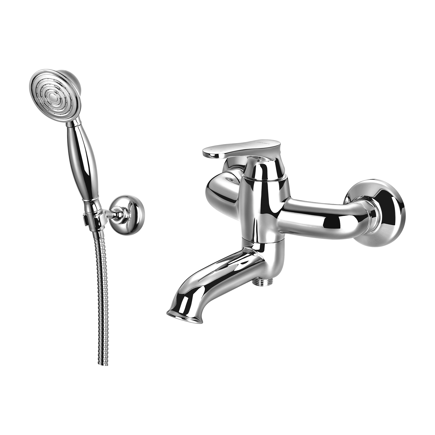Omnires Art Deco mitigeur bain-douche murale chrome AD5131CR
