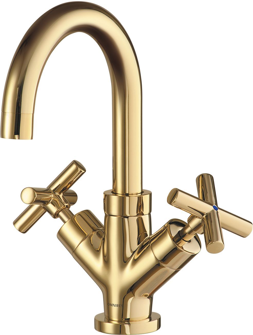 Omnires Modern mitigeur de lavabo sur pied doré C301GL