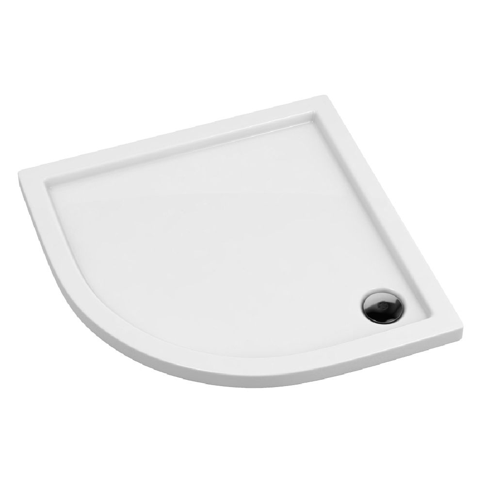 Schedpol Corrina receveur de douche semi-circulaire 90x90 cm blanc 3.064