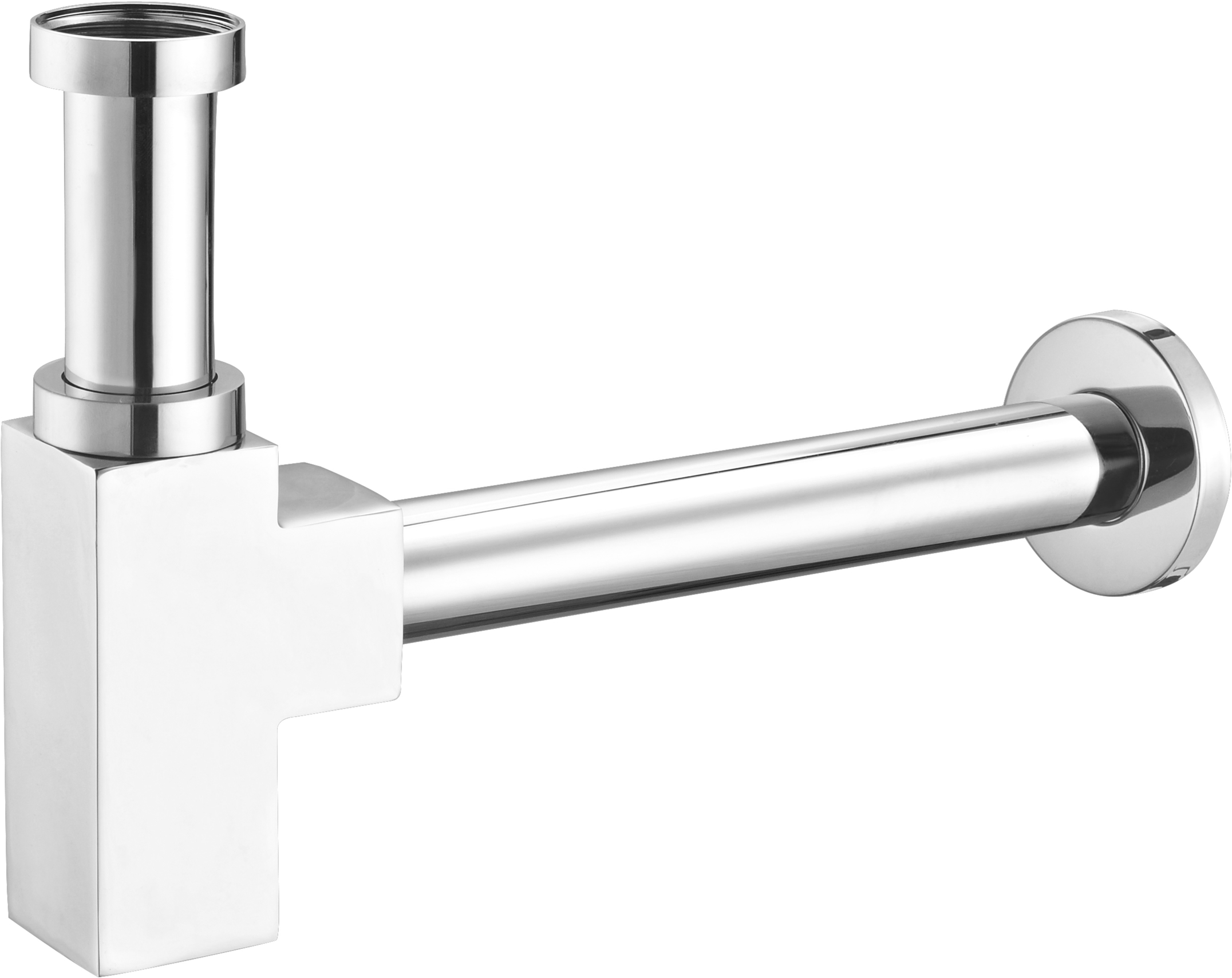 Omnires siphon de lavabo en bouteille chrome A5555CR