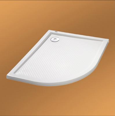 Huppe Purano 1/4 koła receveur de douche semi-circulaire 100x90 cm blanc 202154.055