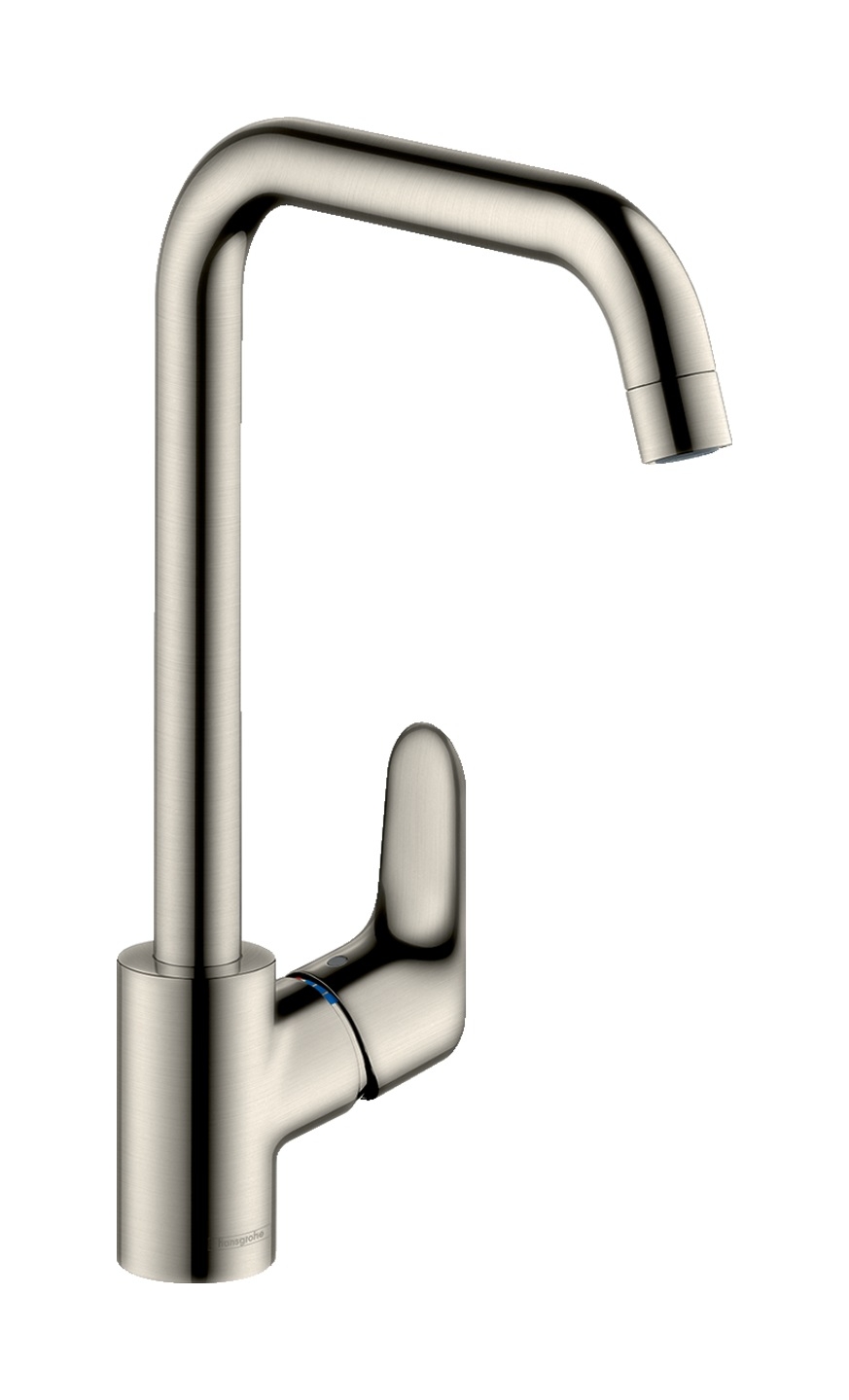 Hansgrohe Focus M41 mitigeur de cuisine sur pied acier inoxydable 31820800