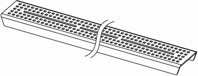 Tece Drainline grille d'évacuation de douche 70 cm 600751