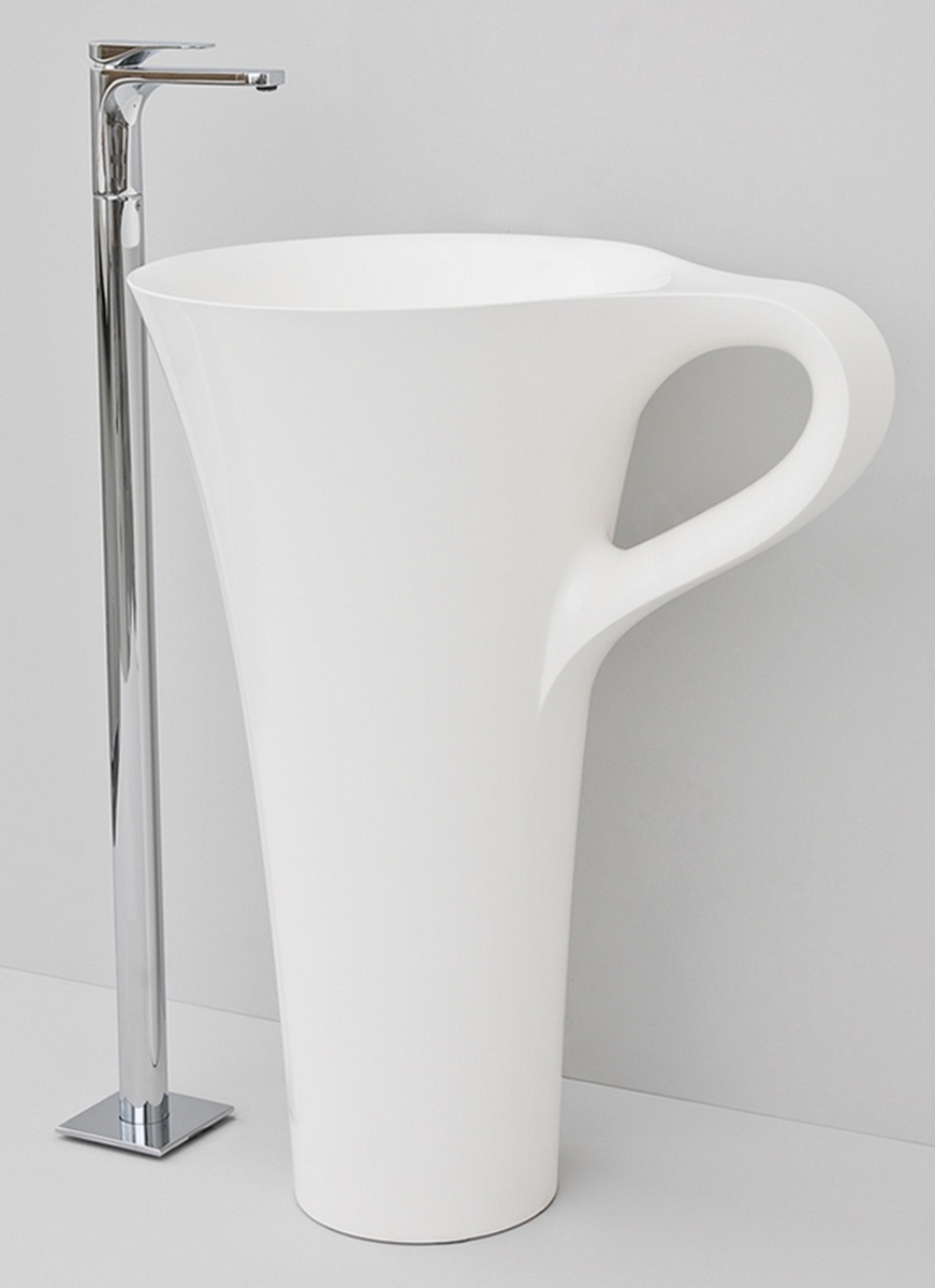 Art Ceram Cup lavabo 70x50 cm autoportante blanc OSL00401;00