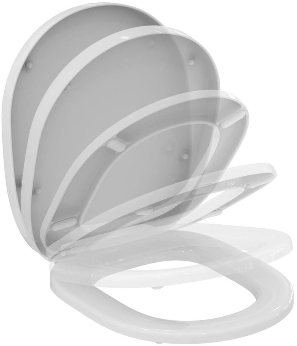 Ideal Standard Connect abattant de wc à descente amortie blanc E712701