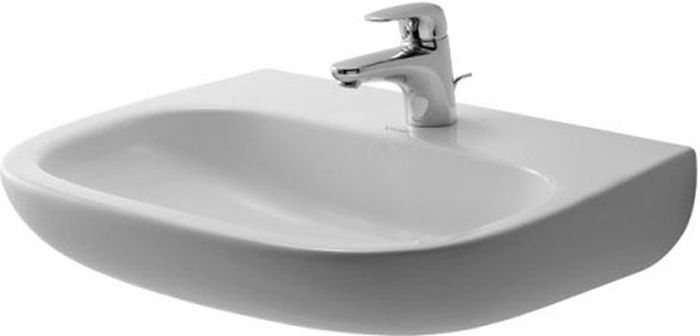 Duravit D-Code lavabo 60x46 cm semi-circulaire classique blanc 23116000702