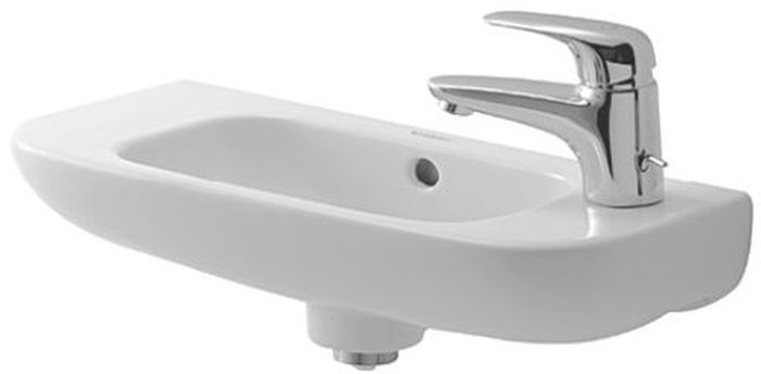 Duravit D-Code lavabo 50x22 cm semi-circulaire classique blanc 07065000082